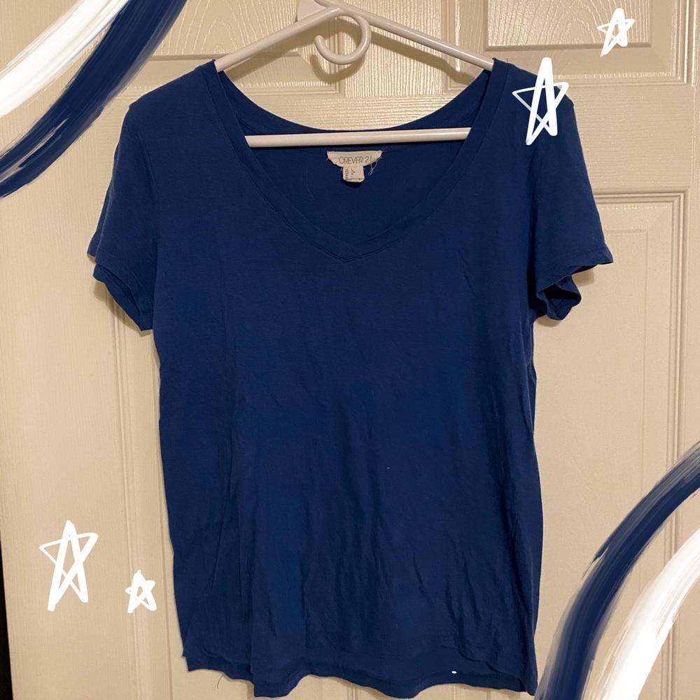 Forever 21 blue shirt